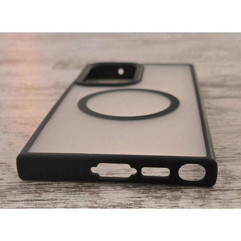 Samsung Galaxy S23 Ultra Case Clear Magnetic MagSafe Compatible Lightweight